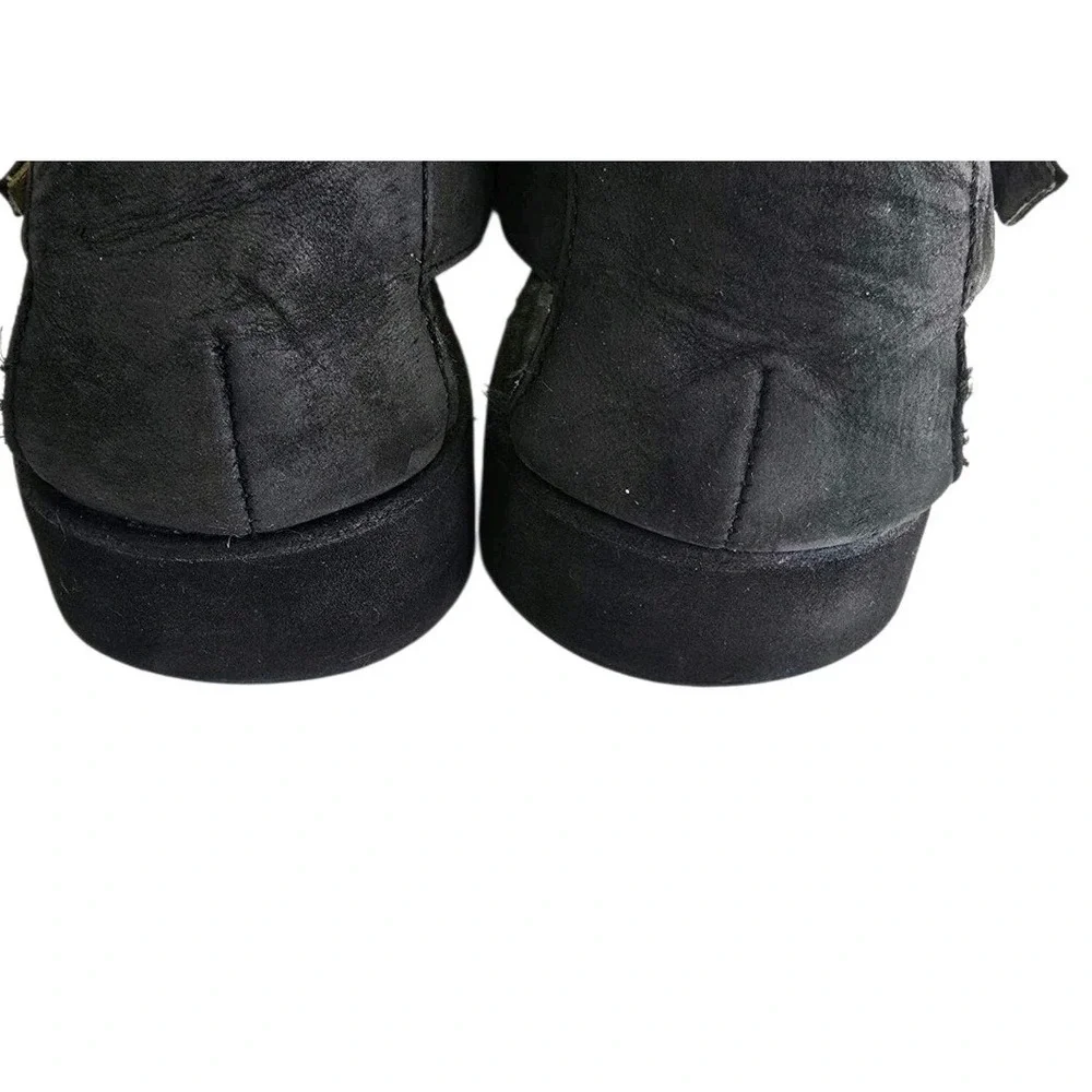 Giorgio Brutini  Mens Leather Sandals‎ Size 10.5 Sandals Black 170961 - Picture 4 of 7